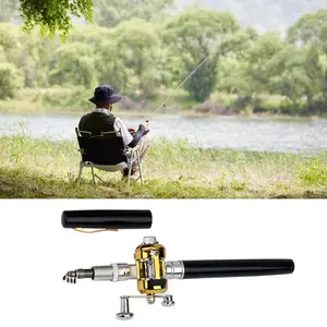 Universal Mini Pocket Fishing Rod, Fast Action Ultra-Light Aluminum Alloy, Portable Folding & Extendable, Ideal for Rivers Lakes Ice Fishing – Perfect Gift for Family and Friends