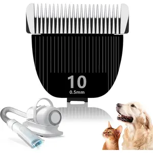 Replacement Blade for P1 Pro Pet Grooming Kit & Vacuum, Size-10 Cut Length 1/50"(0.5mm), Made of Ceramic Blade & Stainless Steel Blade