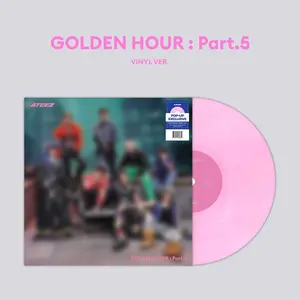 ATEEZ GOLDEN HOUR Part.5 Vinyl LP POP-UP Exclusive K-Pop Album Electric Smoke Vinyl Photocard Poster