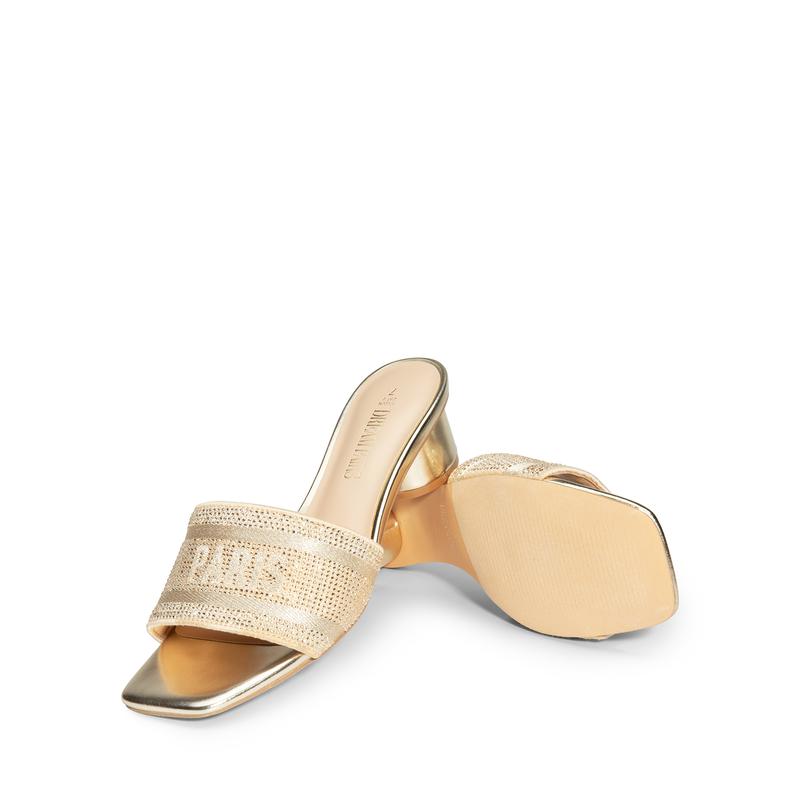 Dream Pairs Women's Square Open Toe Slip on Heels for women Low Block Chunky Heeled Sandals Slide Sandals Comfortable Casual Fashion Pumps Shoes