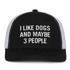 I Like My Dogs Embroidered Hat