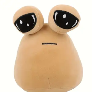 My Pet Alien Pou Plush Toy, Perfect Gift for Friends, Halloween Decoration, Birthday Present, Christmas Home Decor, Room Decoration Game