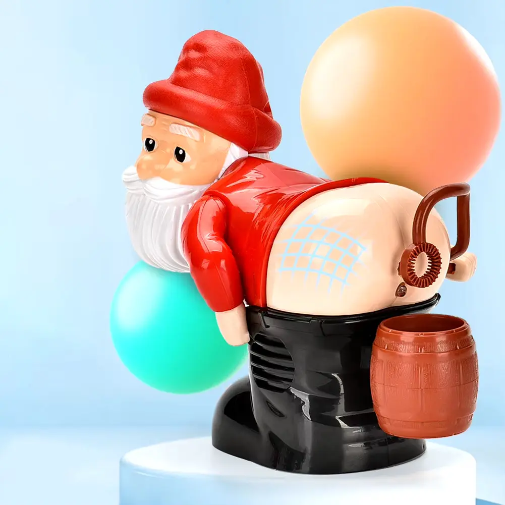 Christmas Santa Fart Bubble Machine with Music