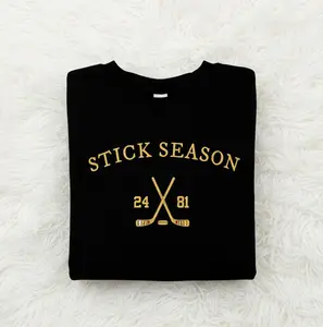 EMBROIDERED Stick Season Hockey Sweatshirt, Rozanov Hollander Crewneck, Heated Rivalry Inspired Fan Gift, 24 81 Hockey Romance Embroidery
