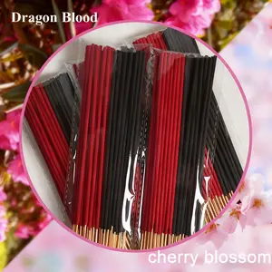 50/100/200 Day & Night Incense Sticks Set, Mixed Scented Stick, 22cm, Sakura & Dragon Blood, Home Tea Room Spa, Romantic Experience