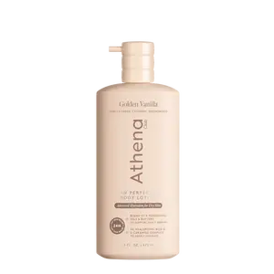 Golden Vanilla - Athena Club Skin Perfecting Body Lotion | 24-Hour Hydration | Fast-Absorbing | Strengthens Skin | Dermatologist Tested