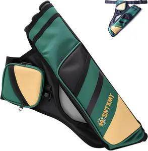 Multifunctional hip quiver + arrow holder. Fits most arrows, stays on your waist, perfect for field or target archery. No more fumbling. Great gift idea