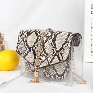 Snake Skin Tassel Bag