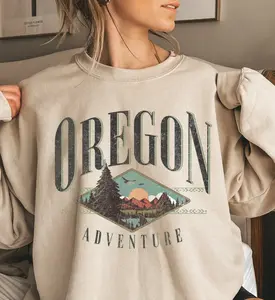 Oregon Sweatshirt, Oregon Sweatshirt, Unisex Sweatshirt, Mountain Sweatshirt, Nature Sweatshirt, Oregon Sweater, Oregon Crewneck