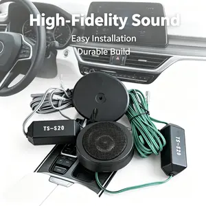 Car Tweeter Speaker with Built-in Dual Open Design High Frequency Loudspeaker 200W Power Easy Installation for Vehicle Modifications & Surround Sound Systems Multimedia Car Audio Car Audio