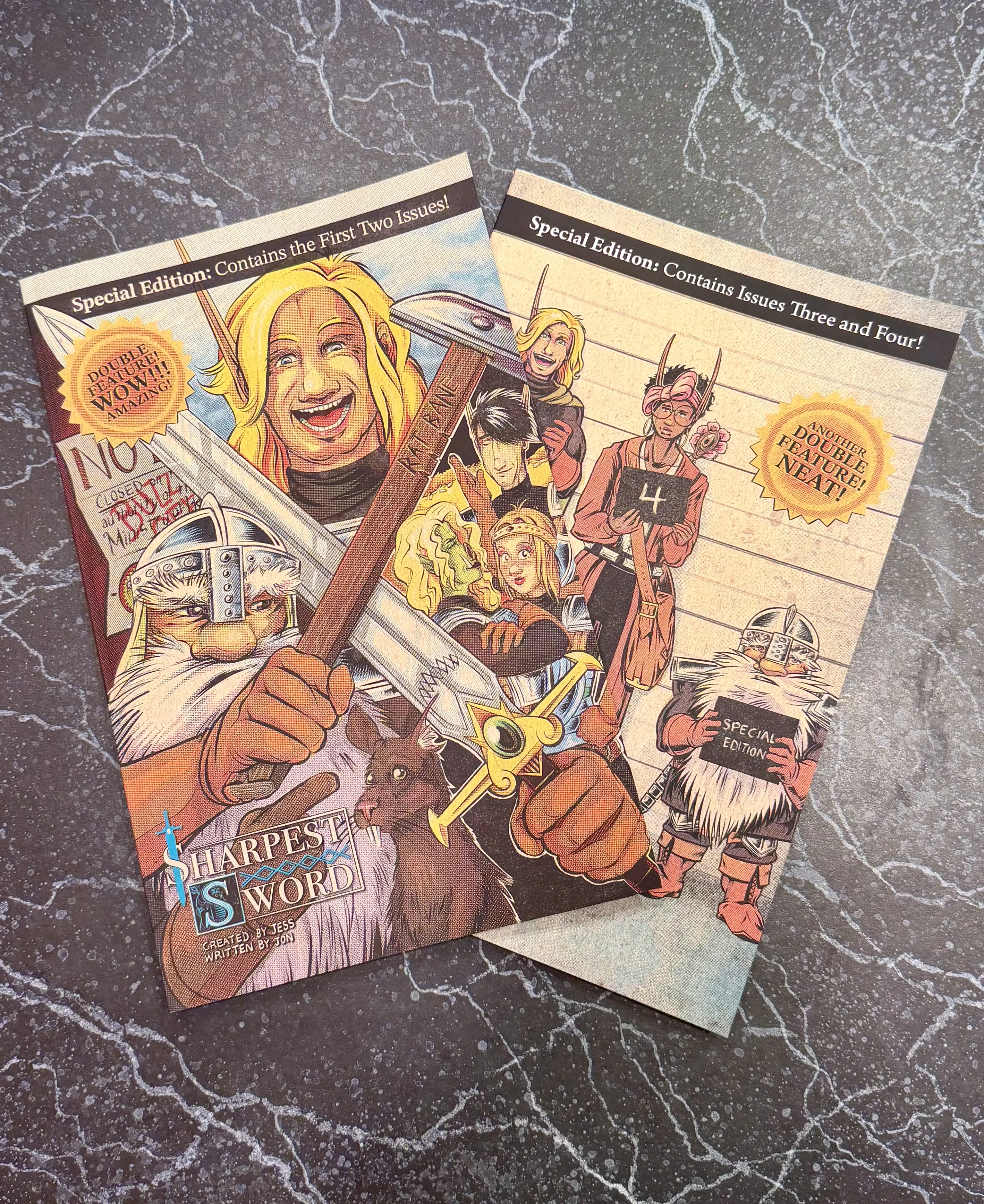 Sharpest Sword Special Edition Bundle: Issues 1-4 - Signed Fantasy Adventure Comic Collectible