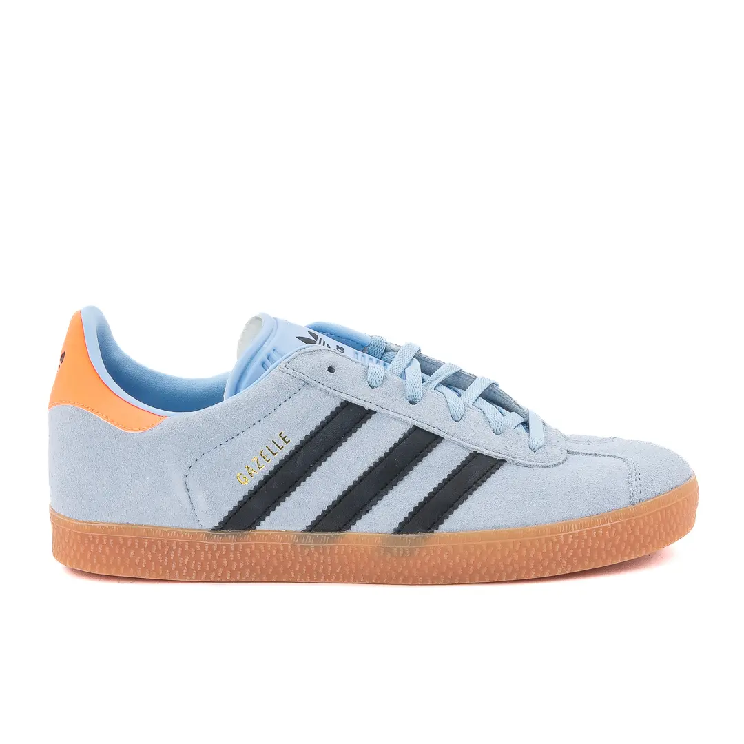 Adidas Gazelle J Clear Sky Black Solar Orange IG9151 GS & Women's Fashion Sneaker New Adidas Gazelle J Clear Sky Black Solar Orange IG9151 GS & Women's Fashion Sneaker New