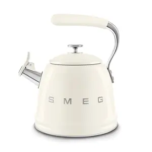 Smeg White Stovetop Kettle 2.3 L