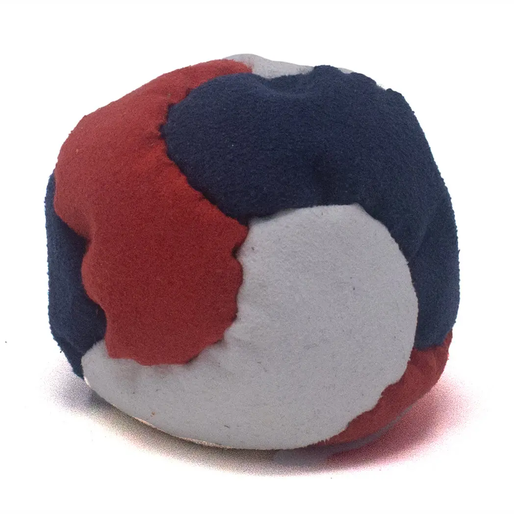 6-Panel Footbag - Red, White & Blue 6-Panel Footbag - Red, White & Blue