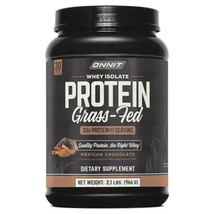 ONNIT Grass Fed Whey Isolate Protein - Mexican Chocolate (20 Servings)