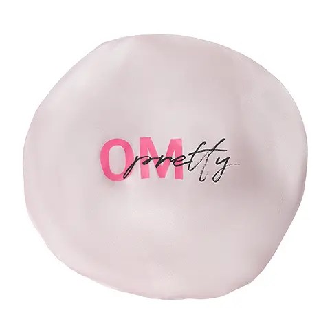 OhMyPretty Satin-Lined Sleep Cap - Stain-Resistant Hair Protection Bonnet, Comfortable Easy-to-Wear Haircare Accessory for All Hair Types