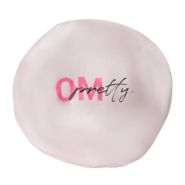 OhMyPretty Satin-Lined Sleep Cap - Stain-Resistant Hair Protection Bonnet, Comfortable Easy-to-Wear Haircare Accessory for All Hair Types