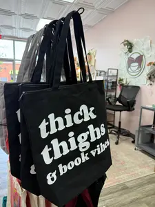 Novel Grounds Thick Thighs Tote