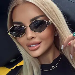 Aviator "DIAMOND" Shape Frames Women Sunglasses @ Shadz GAFAS Metal Frames