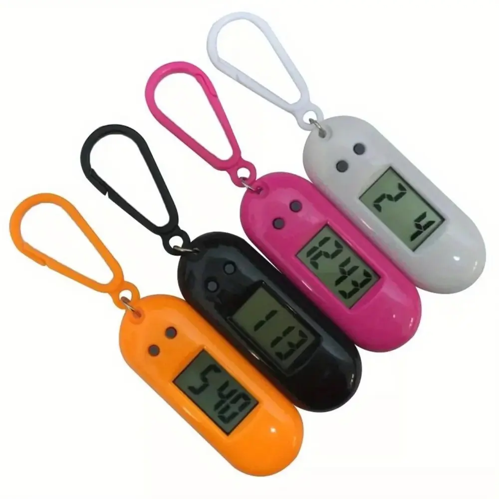 Portable Digital Clock Keychain, Multifunctional Time Display Pendant, Kids Timer & Organizer Tool, Stylish Electronic Keyring, Accurate Mini Wristwatch, Wearable Travel Clock Keychain, Practical Timer Accessory