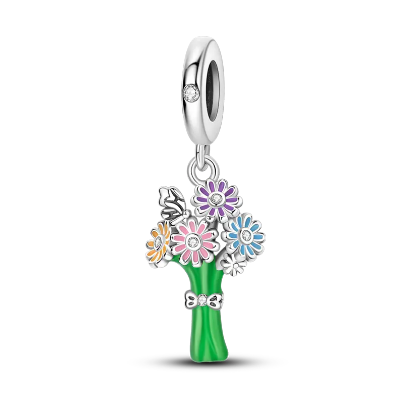 Glazed Daisy Charm
