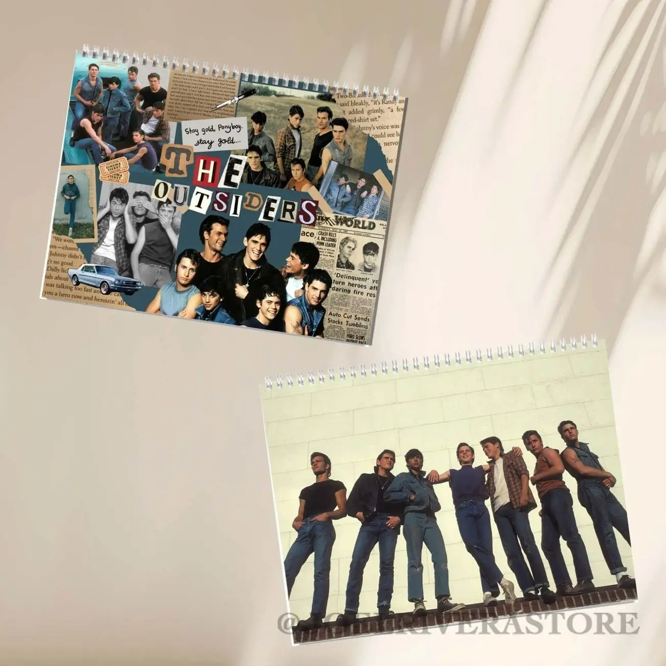 The Outsiders Vintage Movie 2027 Wall Calendar, Ponyboy Johnny Desktop Calendar 2027, Best Lines Graphic, Home Decorating