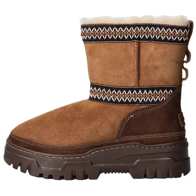 Women's UGG Classic Mini Lightweight Short Brown Snow Boots, Women's Shoe, Winter Footwear