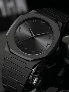 One men’s fashion casual versatile business quartz watch with a comfortable rubber band design