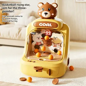 Indoor Desktop Basketball Machine, Coin Score Keeper, Educational Toy for Boys and Girls, Birthday Gift, Focus Training for Ages 3-6