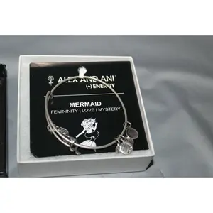 Alex And Ani + Energy Mermaid Femininity Silver Tone Charm Bracelet Jewelry