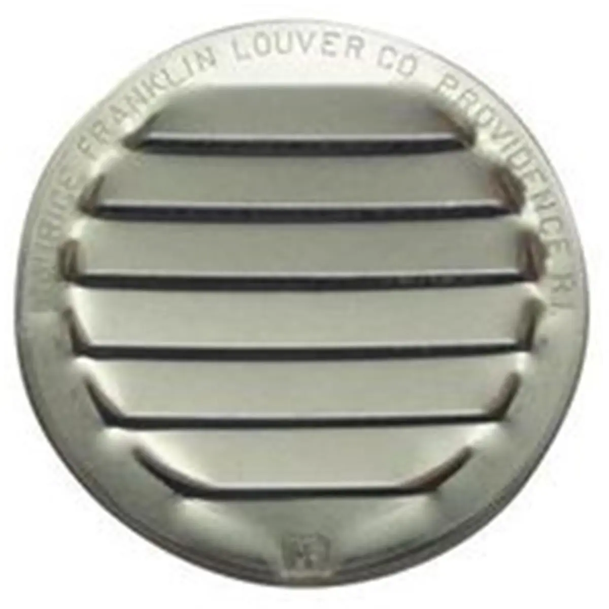 Maurice Franklin Mill Aluminum Screen Louver - RL-100 Model, Round Shape, 6 Blades, 2 in. Cutout Width, 2.391 in. Overall Width, 0.02 ga. Thickness, 0.803 sq-in Ventilation Area