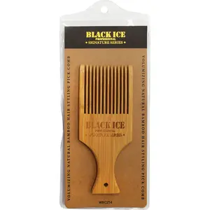VOLUMIZING NATURAL BAMBOO HAIR STYLING PICK COMB VOLUMIZING NATURAL BAMBOO HAIR STYLING PICK COMB