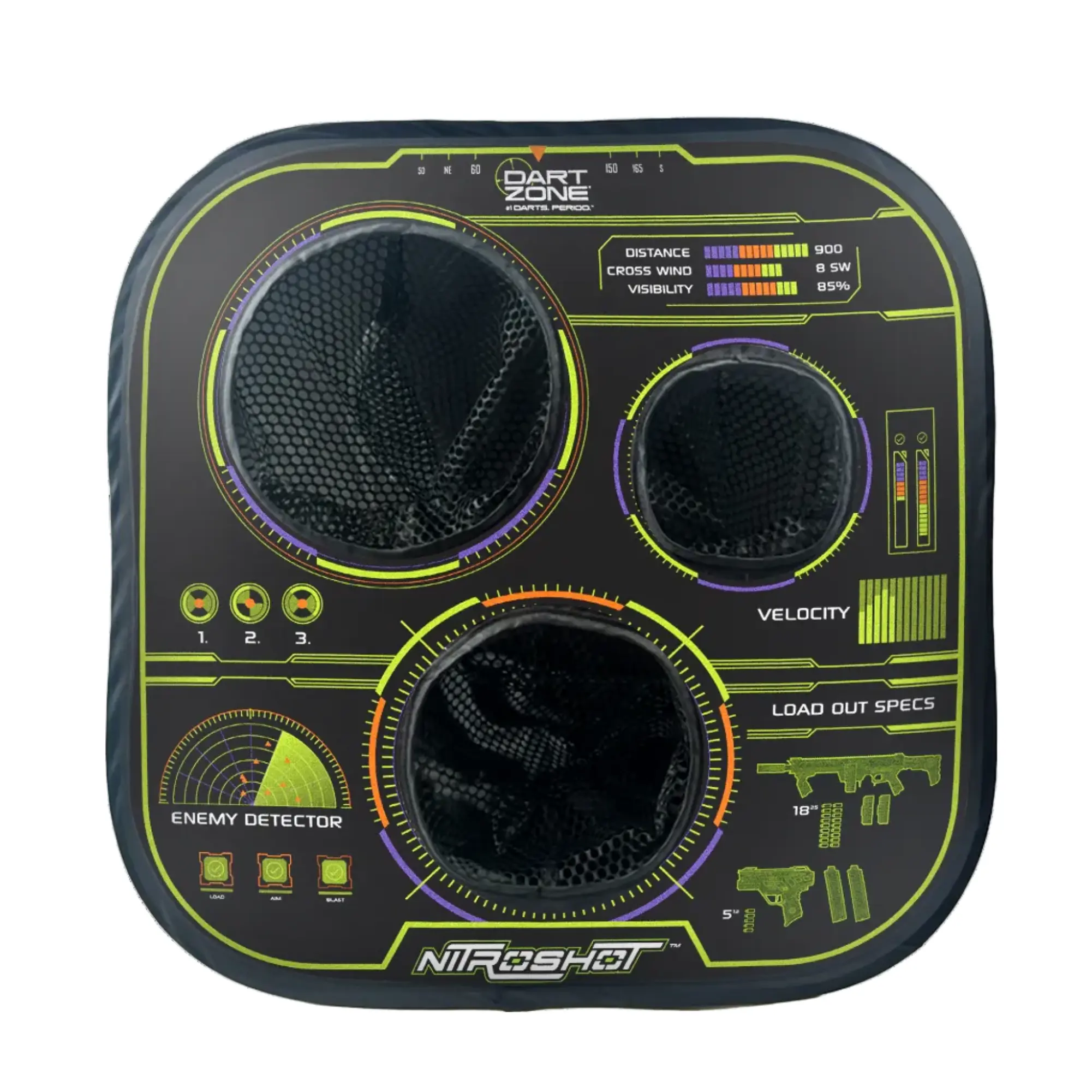 Nitroshot Pop-Up Target, Foldable Outdoor Sport Game Gear for Archery Practice