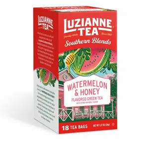Luzianne Southern Blends Watermelon & Honey Flavored Herbal Tea Bags, 18ct Box (Pack of 1) - Beverage