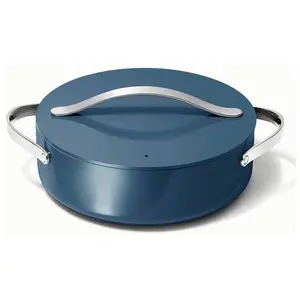 Caraway 6qt Nonstick Ceramic Rondeau Pan with Lid Caraway 6qt Nonstick Ceramic Rondeau Pan with Lid