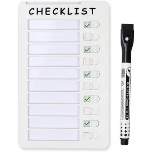 Dry Erase Chore Chart, Whiteboard Checklist Board, Chore Chart for  Multiple  Routine Chart with a Pen()