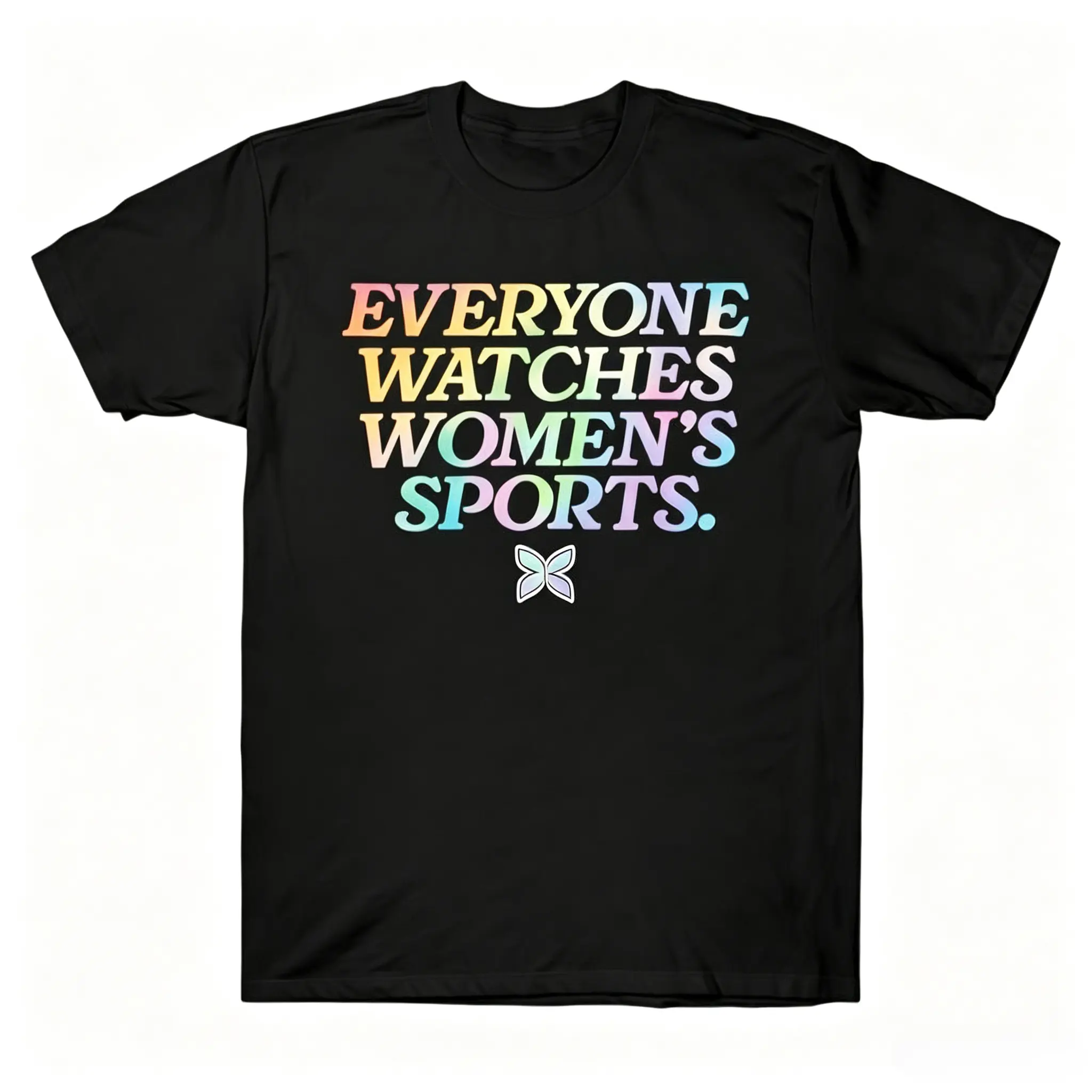 Oversized Everyone Watches Womens Sports Graphic T-Shirt Streetwear Holiday Wear y2k cotton fashion Streetwear Lover Gift Top Trending