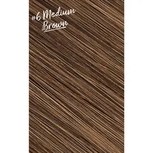 Medium Brown #6 K Tips Keratin Fusion Extensions
