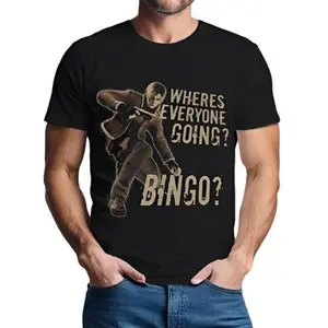 Vintage Leon S. Kennedy Resident 4 Tee Shirt - Funny Game Tshirt for Re4 Fans Tshirt Casual Menswear