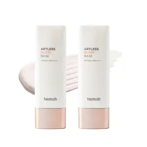 【2-Pack】【HEIMISH】 Artless Glow Base SPF 50+ PA++++ (1.4 Fl. Oz / 40ml) | Makeup Moisturizer, Sunscreen to Makeup Base | Cruelty-free, All-In-One Primer Pearl Springtok Cream