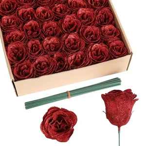Artificial Rose Petals Box for Women Wedding Decorations for Reception Bridal Shower Decor Fake Flowers for Decoration, DIY Gift for Mum, Women, Wife, Girlfrend