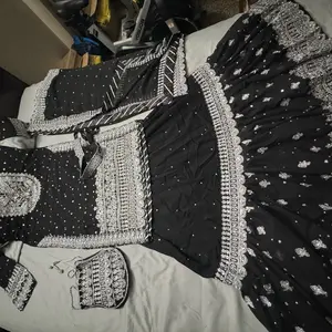 Pakistani Embroidered SHARARAH dress for Women (44”+)