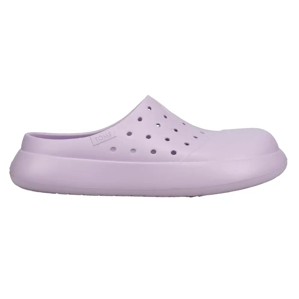 TOMS Womens Alpargata Mallow Molded Mules Flats Casual - Purple