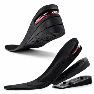 2026 Upgraded Comfortable Breathable Insoles with 3-Layer Air Cushion, Invisible Height-Increasing Inserts for Men and Women’s Tactical Footwear