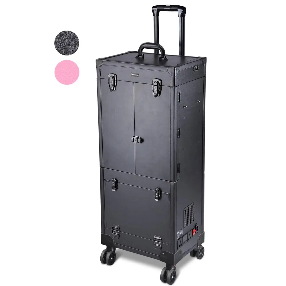 Byootique Urstudio Rolling Makeup Studio Pro Cosmetic Station Case