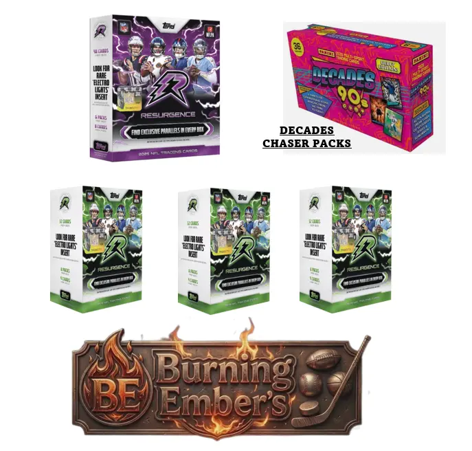 Break 071 - 8/20 - PYT (4 Box Break) - (1) Resurgence football mega, (3) Resurgence value box