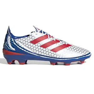 adidas Mens Gamemode Firm GroundArtificial Grass Soccer Cleats Cleated, Firm Ground - White