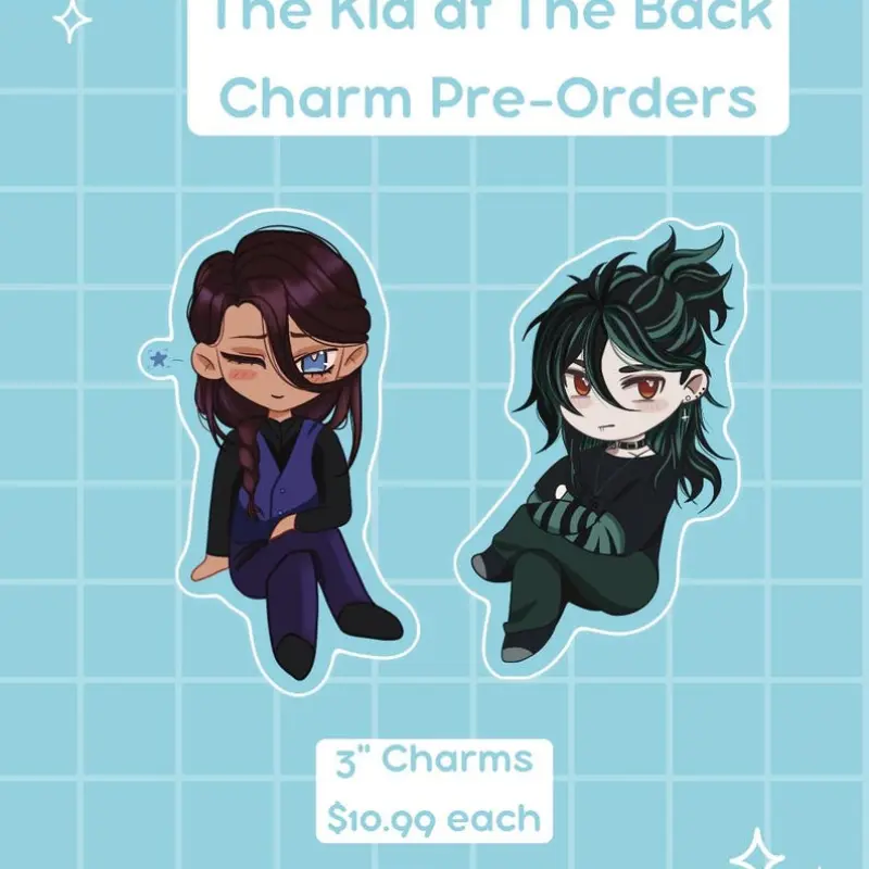 PRE-ORDER - The Kid at The Back (TKaTB): Sol & Crowe Charms