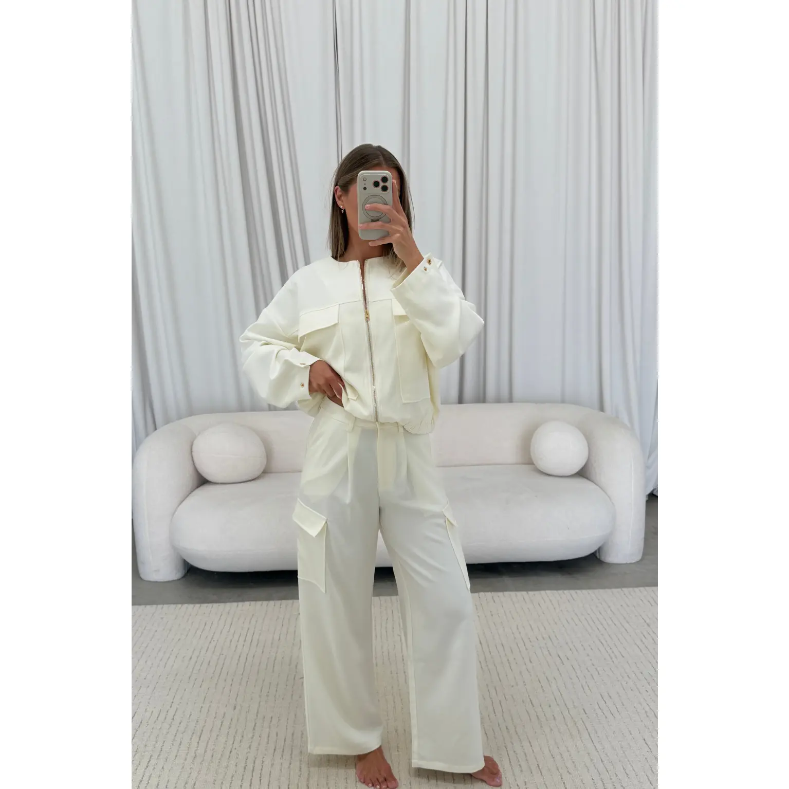 Stevie Set in White