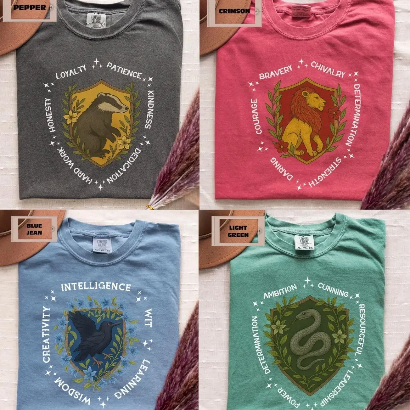 Comfort Colors Wizard House Shirt, Magic School Inspirational Tees, Wizard School Shirts, Universal Vacation T Shirt U2M34